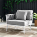 Stance Outdoor Patio Aluminum Left-Facing Armchair - Modway \outdoor\sofas & sectionals