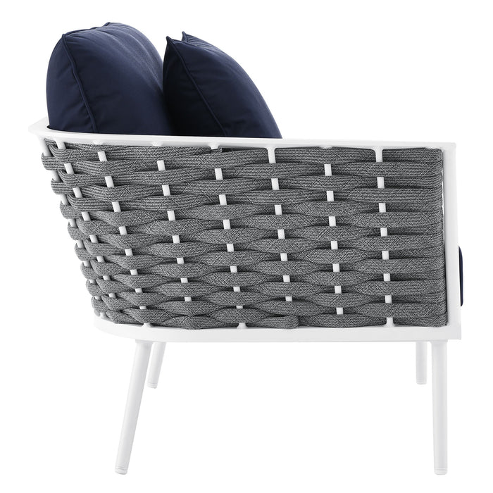 Stance Outdoor Patio Aluminum Left-Facing Armchair - view 13