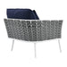 Stance Outdoor Patio Aluminum Left-Facing Armchair - view 14