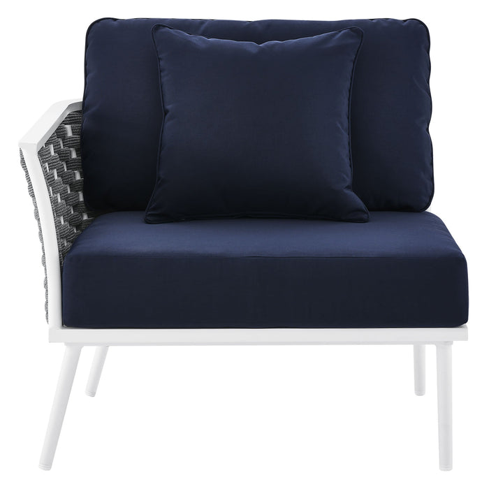 Stance Outdoor Patio Aluminum Left-Facing Armchair - view 15