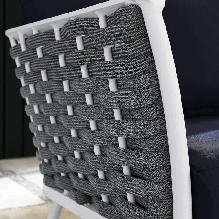 Stance Outdoor Patio Aluminum Left-Facing Armchair - view 12