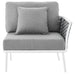 Stance Outdoor Patio Aluminum Right-Facing Armchair - view 7