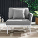 Stance Outdoor Patio Aluminum Right-Facing Armchair - Modway \outdoor\sofas & sectionals