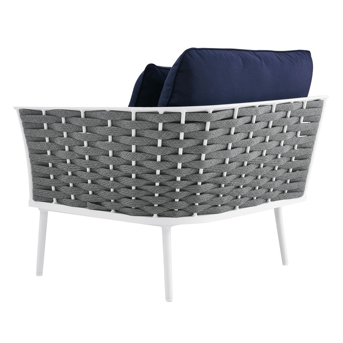 Stance Outdoor Patio Aluminum Right-Facing Armchair - view 14