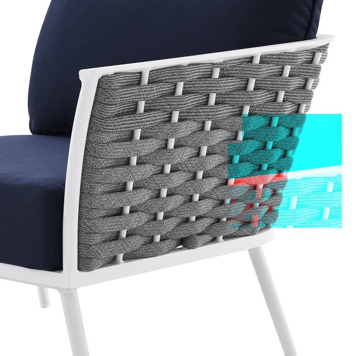 Stance Outdoor Patio Aluminum Right-Facing Armchair - view 16
