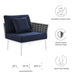 Stance Outdoor Patio Aluminum Right-Facing Armchair - view 11