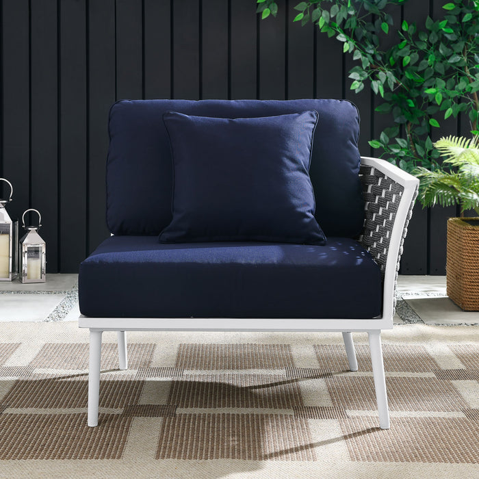 Stance Outdoor Patio Aluminum Right-Facing Armchair - view 9