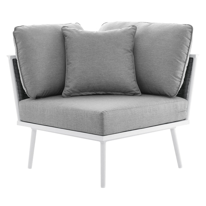 Stance Outdoor Patio Aluminum Corner Chair - view 6