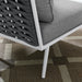 Stance Outdoor Patio Aluminum Corner Chair - in lifestyle setting