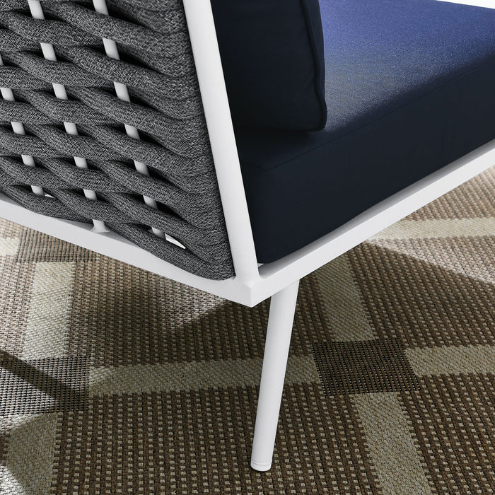 Stance Outdoor Patio Aluminum Corner Chair - view 11