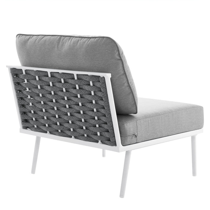 Stance Outdoor Patio Aluminum Armless Chair - view 6