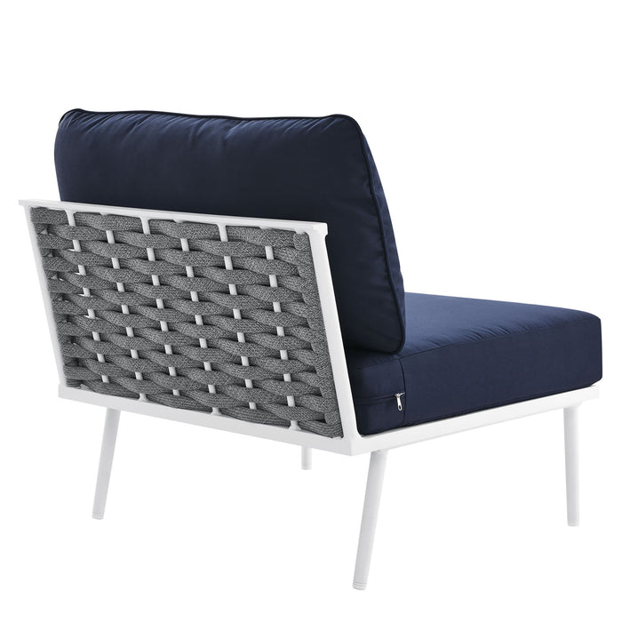 Stance Outdoor Patio Aluminum Armless Chair - view 14
