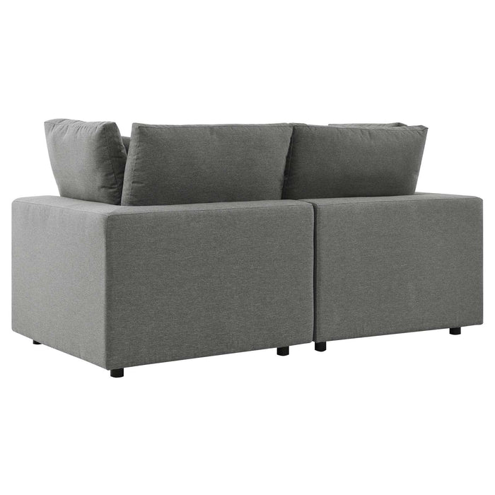 Commix Outdoor Patio Loveseat - Plush Cushions, All-Weather Design, Ideal for Relaxing and Entertaining