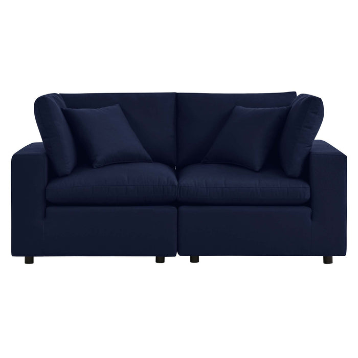 Commix Sunbrella® Outdoor Patio Loveseat Outdoor Patio Sectional by Modway - alternate view