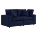 Commix Sunbrella® Outdoor Patio Loveseat Outdoor Patio Sectional by Modway - angle view