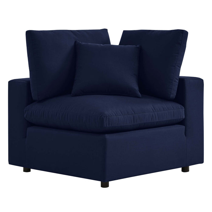 Commix Sunbrella® Outdoor Patio Loveseat Outdoor Patio Sectional by Modway - back view