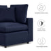 Commix Sunbrella® Outdoor Patio Loveseat Outdoor Patio Sectional by Modway - side view