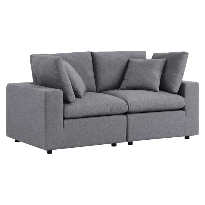 Commix Sunbrella® Outdoor Patio Loveseat Outdoor Patio Sectional by Modway - interior view