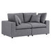 Commix Sunbrella® Outdoor Patio Loveseat Outdoor Patio Sectional by Modway - interior view