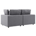 Commix Sunbrella® Outdoor Patio Loveseat Outdoor Patio Sectional by Modway - installation view