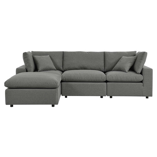 Commix 4-Piece Outdoor Patio Sectional Sofa by Modway - angle view