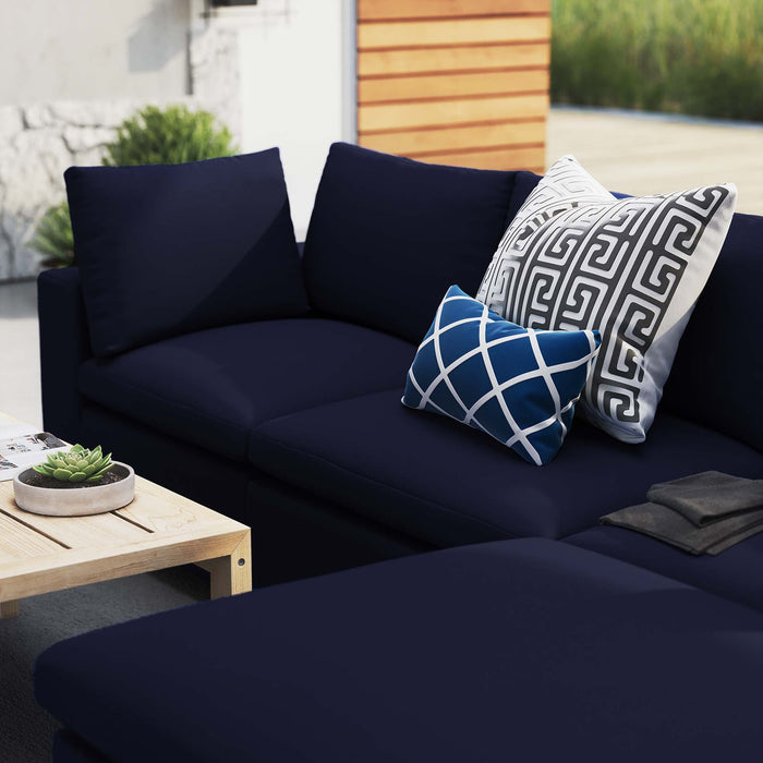 Commix 4-Piece Sunbrella® Outdoor Patio Sectional Sofa by Modway - detail close-up