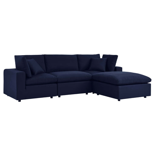Commix 4-Piece Sunbrella® Outdoor Patio Sectional Sofa by Modway - angle view