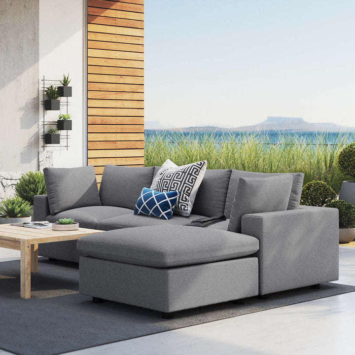 Commix 4-Piece Sunbrella® Outdoor Patio Sectional Sofa by Modway - product label