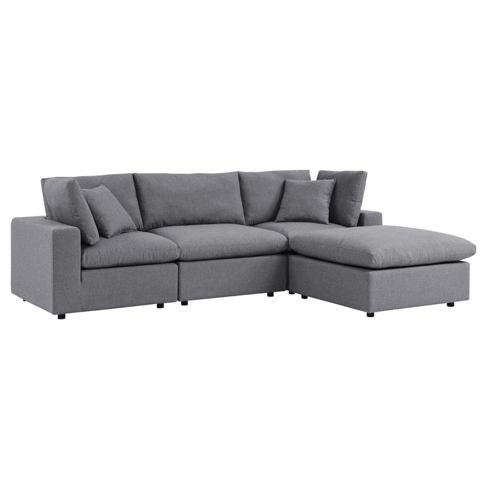 Commix 4-Piece Sunbrella® Outdoor Patio Sectional Sofa by Modway - view 19