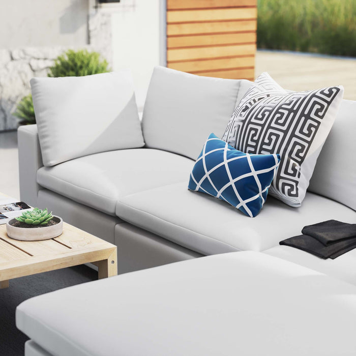 Commix 4-Piece Sunbrella® Outdoor Patio Sectional Sofa outdoor patio sectional seating detail
