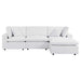 Commix 4-Piece Sunbrella® Outdoor Patio Sectional Sofa outdoor patio sectional back view