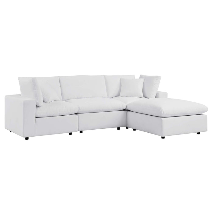 Commix 4-Piece Sunbrella® Outdoor Patio Sectional Sofa outdoor patio sectional