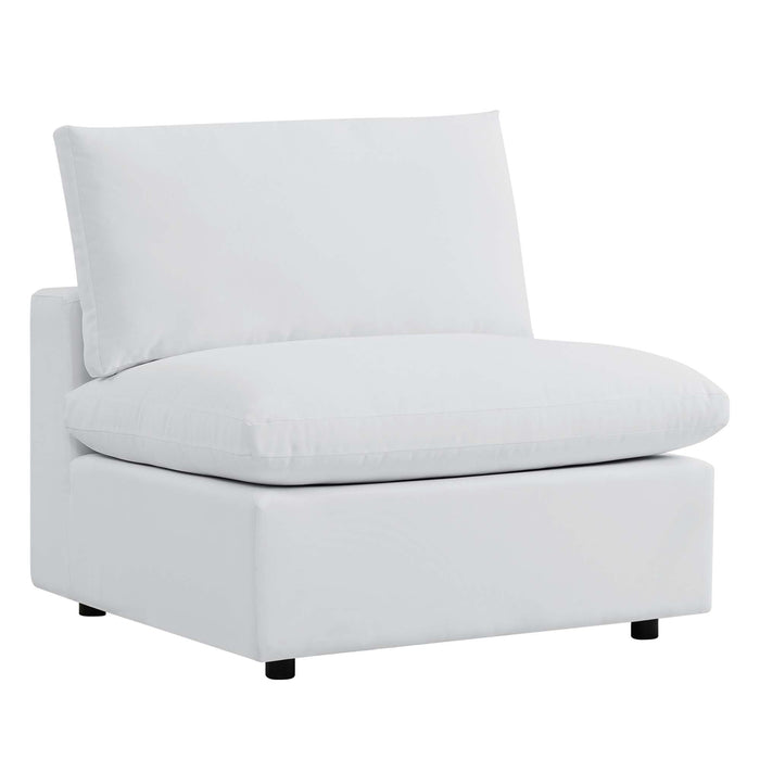 Commix 4-Piece Sunbrella® Outdoor Patio Sectional Sofa outdoor patio sectional side view