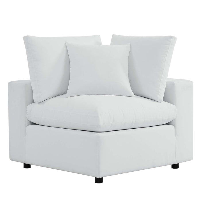 Commix 4-Piece Sunbrella® Outdoor Patio Sectional Sofa outdoor patio sectional detail close-up