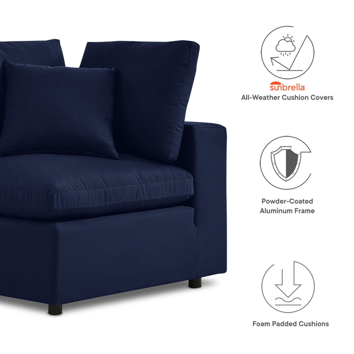 Commix 4-Piece Sunbrella® Outdoor Patio Sectional Sofa by Modway - view 18