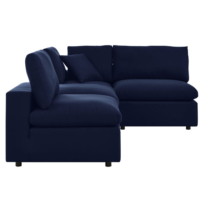 Commix 4-Piece Sunbrella® Outdoor Patio Sectional Sofa by Modway - view 25
