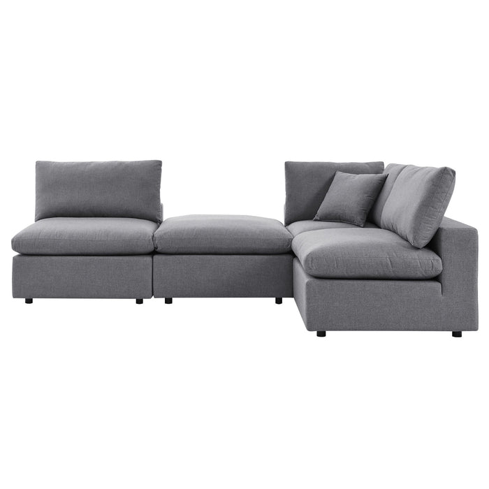Commix 4-Piece Sunbrella® Outdoor Patio Sectional Sofa outdoor patio sectional seating detail