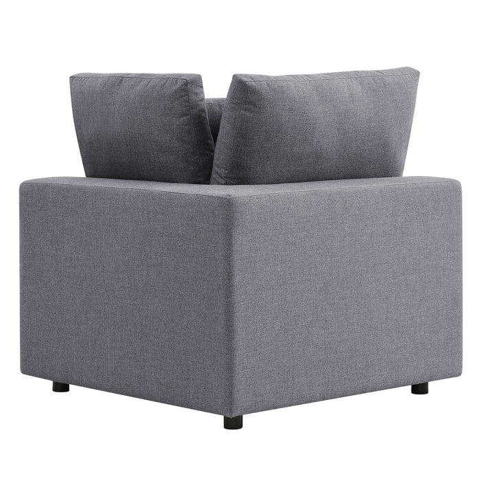 Commix 4-Piece Sunbrella® Outdoor Patio Sectional Sofa outdoor patio sectional angle view