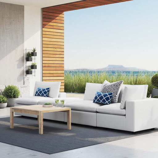 Commix 4-Piece Sunbrella® Outdoor Patio Sectional Sofa by Modway - front view