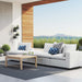 Commix 4-Piece Sunbrella® Outdoor Patio Sectional Sofa by Modway - front view