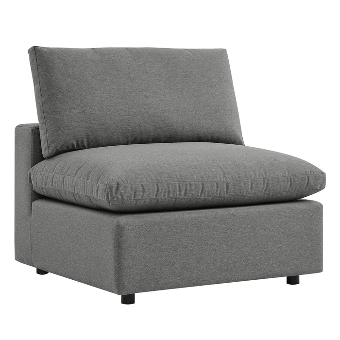 Commix 5-Piece Outdoor Patio Sectional Sofa by Modway - back view