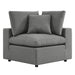 Commix 5-Piece Outdoor Patio Sectional Sofa by Modway - specifications diagram