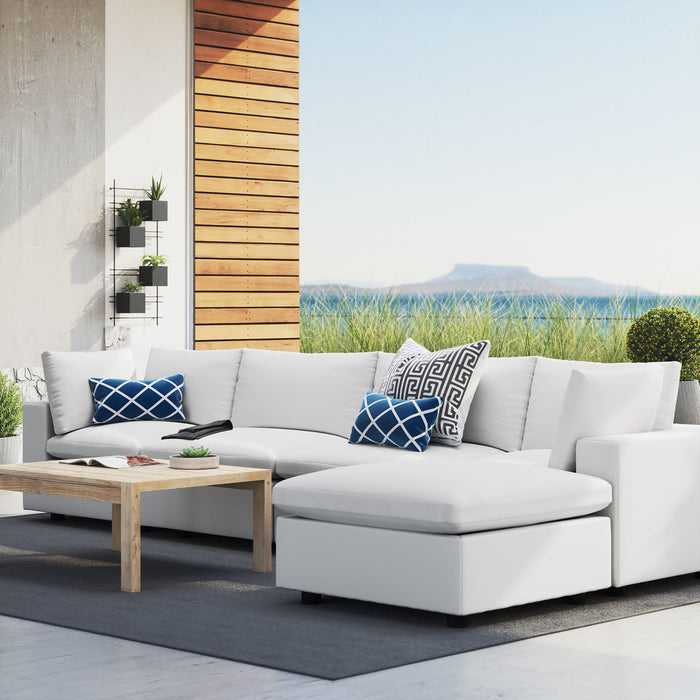 Commix 5-Piece Sunbrella® Outdoor Patio Sectional Sofa by Modway - view 25