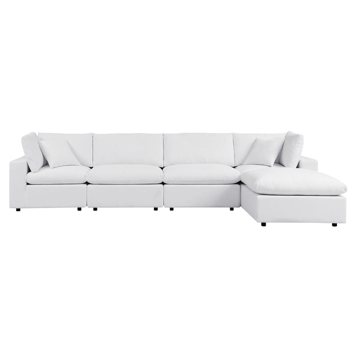 Commix 5-Piece Sunbrella® Outdoor Patio Sectional Sofa outdoor patio sectional