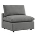 Commix 6-Piece Outdoor Patio Sectional Sofa by Modway - back view