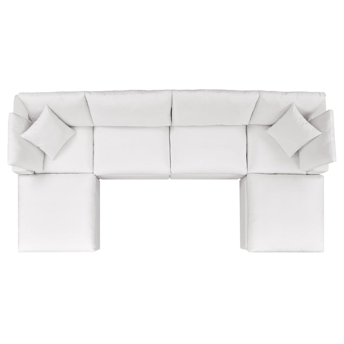 Commix 6-Piece Outdoor Patio Sectional Sofa by Modway - view 23
