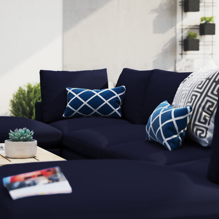 Commix 6-Piece Sunbrella® Outdoor Patio Sectional Sofa by Modway - view 16