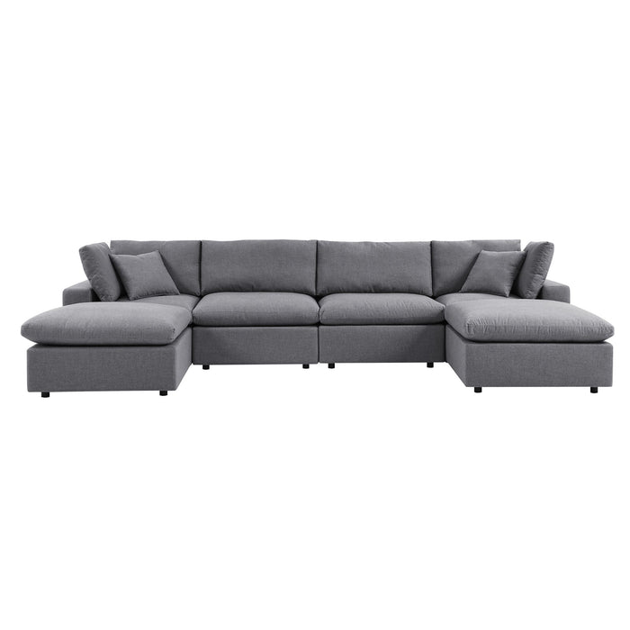 Commix 6-Piece Sunbrella® Outdoor Patio Sectional Sofa by Modway - view 26