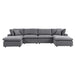 Commix 6-Piece Sunbrella® Outdoor Patio Sectional Sofa by Modway - view 26