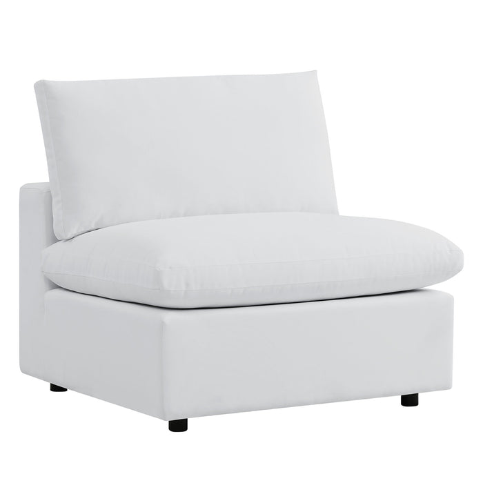 Commix 6-Piece Sunbrella® Outdoor Patio Sectional Sofa by Modway - back view